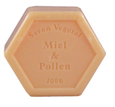 Honig Wabenseife mit Pollen - 100 g