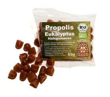 BIO Propolis Eukalyptus Halsgummis - 50 g