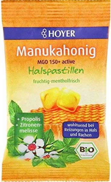 BIO - Manukahonig Halspastillen MGO 150+ active