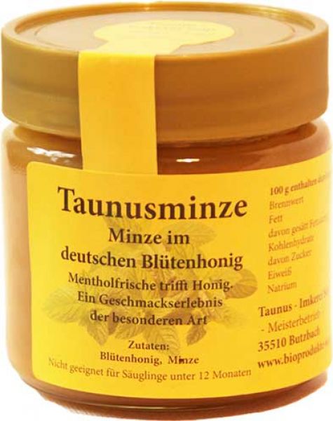 Taunusminze - Minze im Honig - 250g