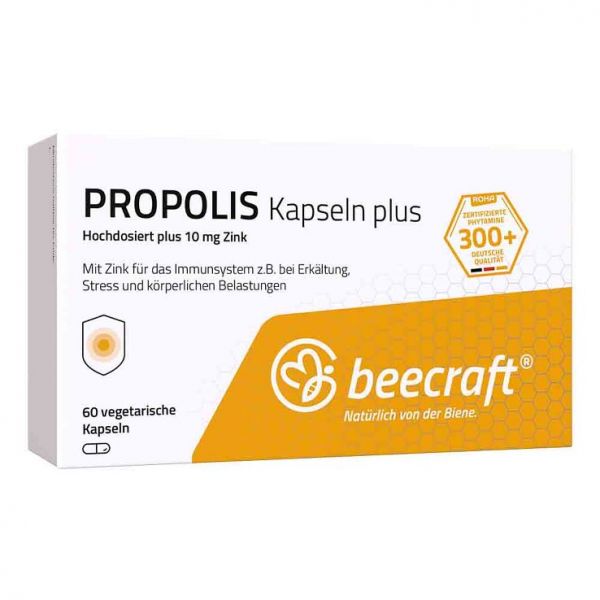 Propolis - Kapseln plus  - beecraft -  60 Kapseln